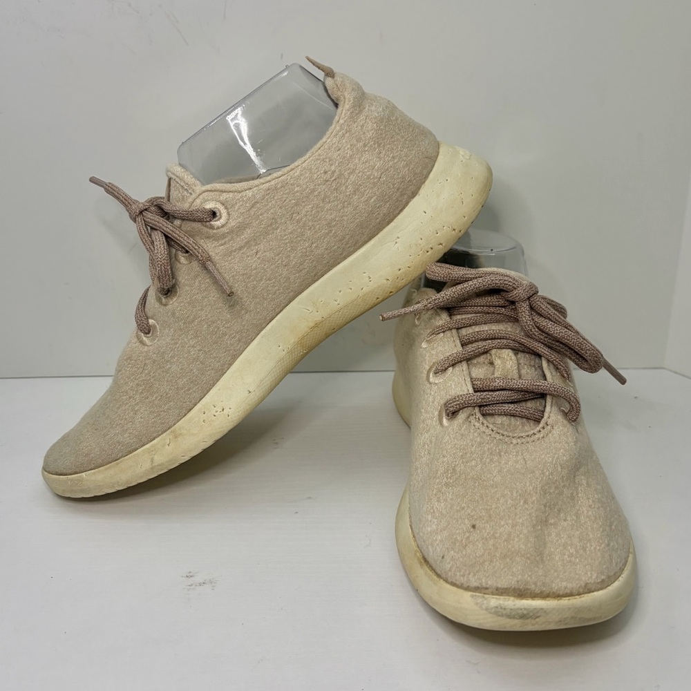 Allbirds Women's Light Tan Wool Runner Sneaker Shoes Size 9